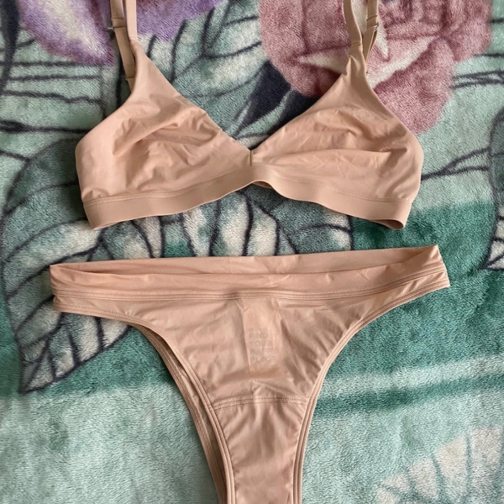 Nude Bralette & Panty Set